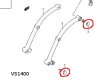 Kap, sissybar rail VS1400
